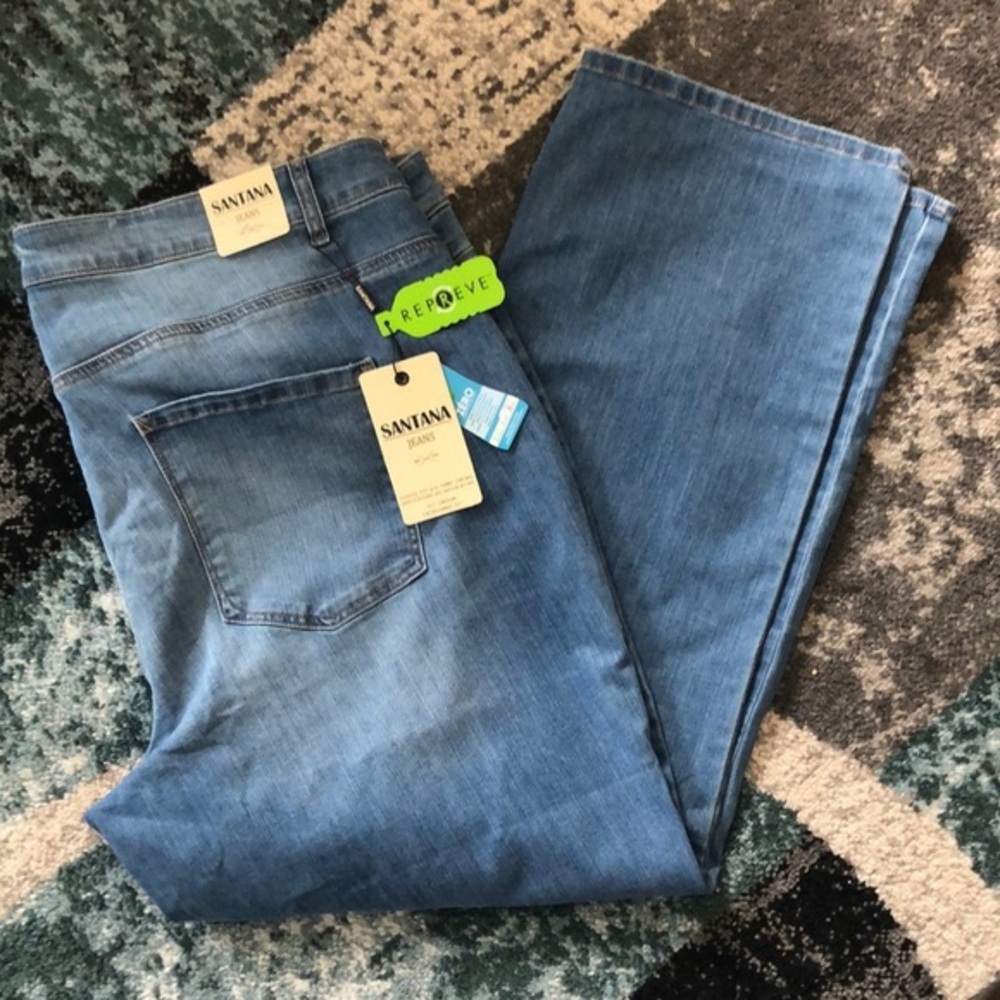 Santana Jeans, Mid-Rise Straight Leg, (22 waist)
